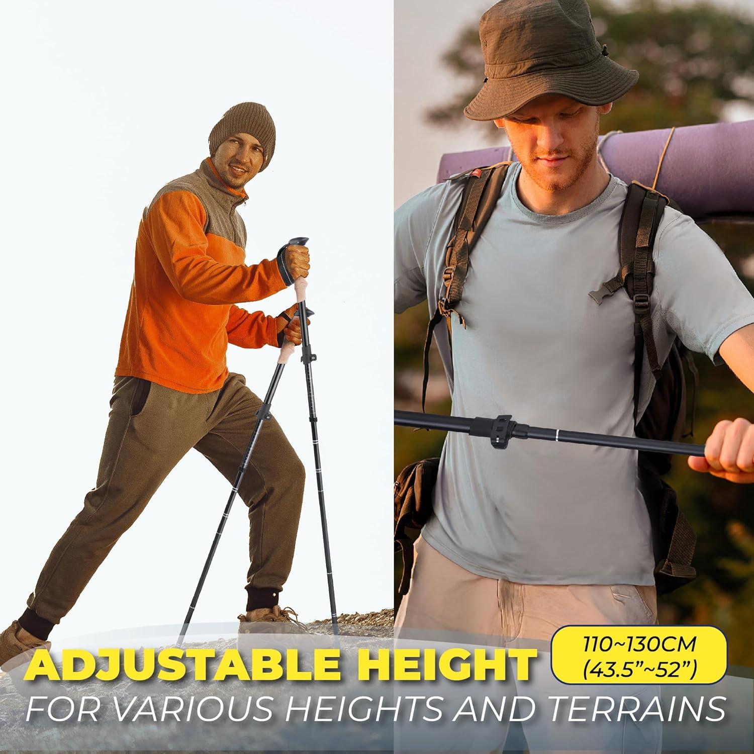 Bastones de Senderismo TREKOLOGY TREKZ XE - Aluminio Plegables