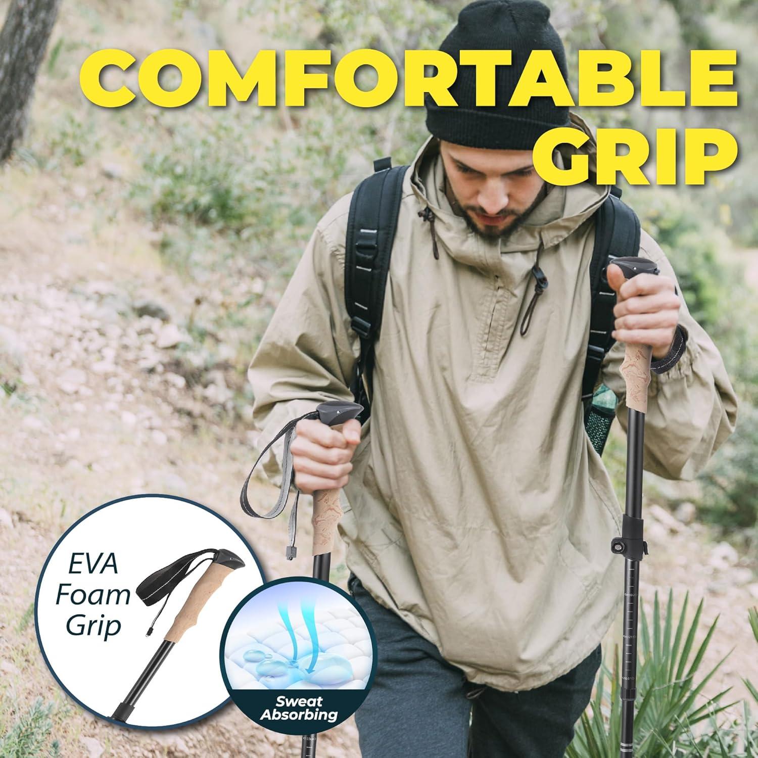 Bastones de Senderismo TREKOLOGY TREKZ XE - Aluminio Plegables