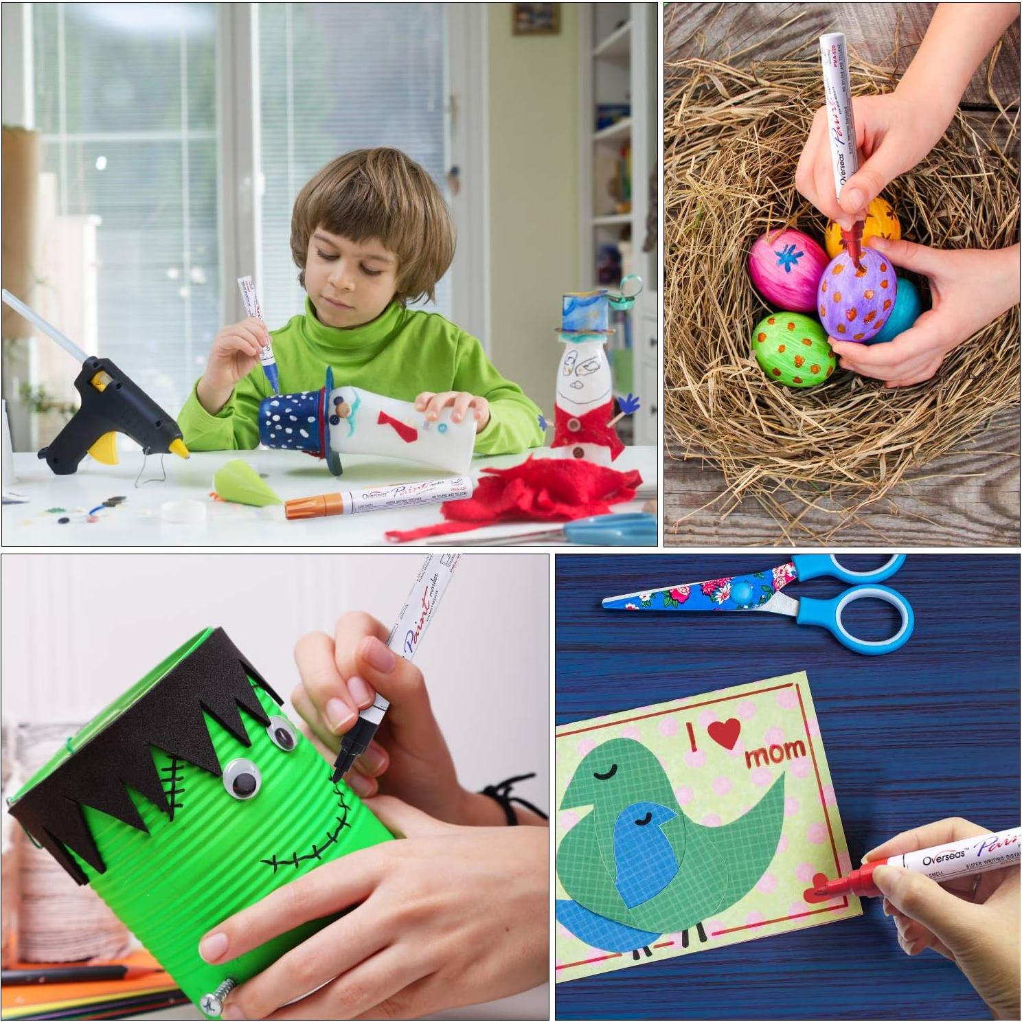 Marcadores de Pintura a Base de Aceite Internacional 12 Colores