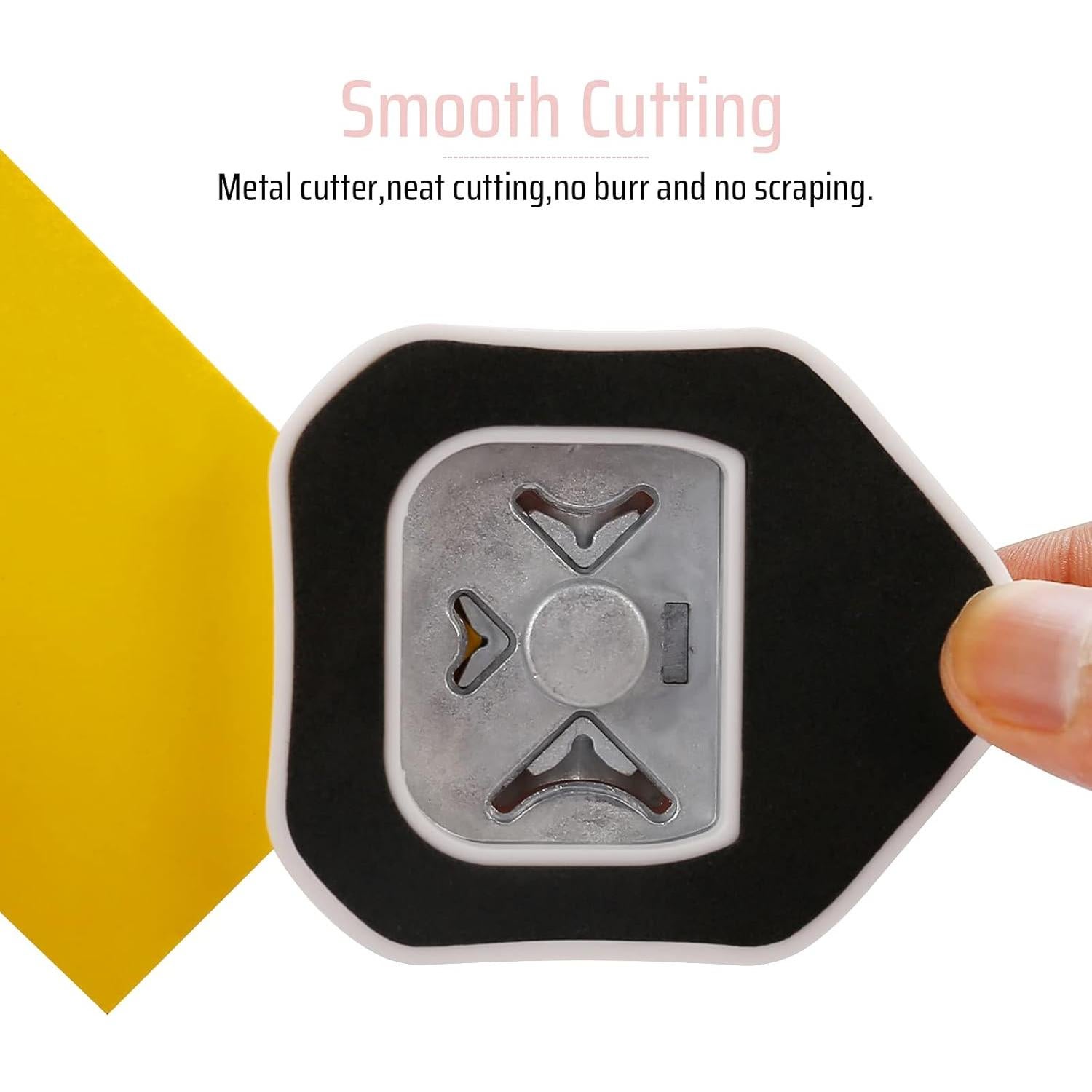 Troquelador de Esquinas 3 en 1 MyArTool 4mm 7mm 10mm Rosa