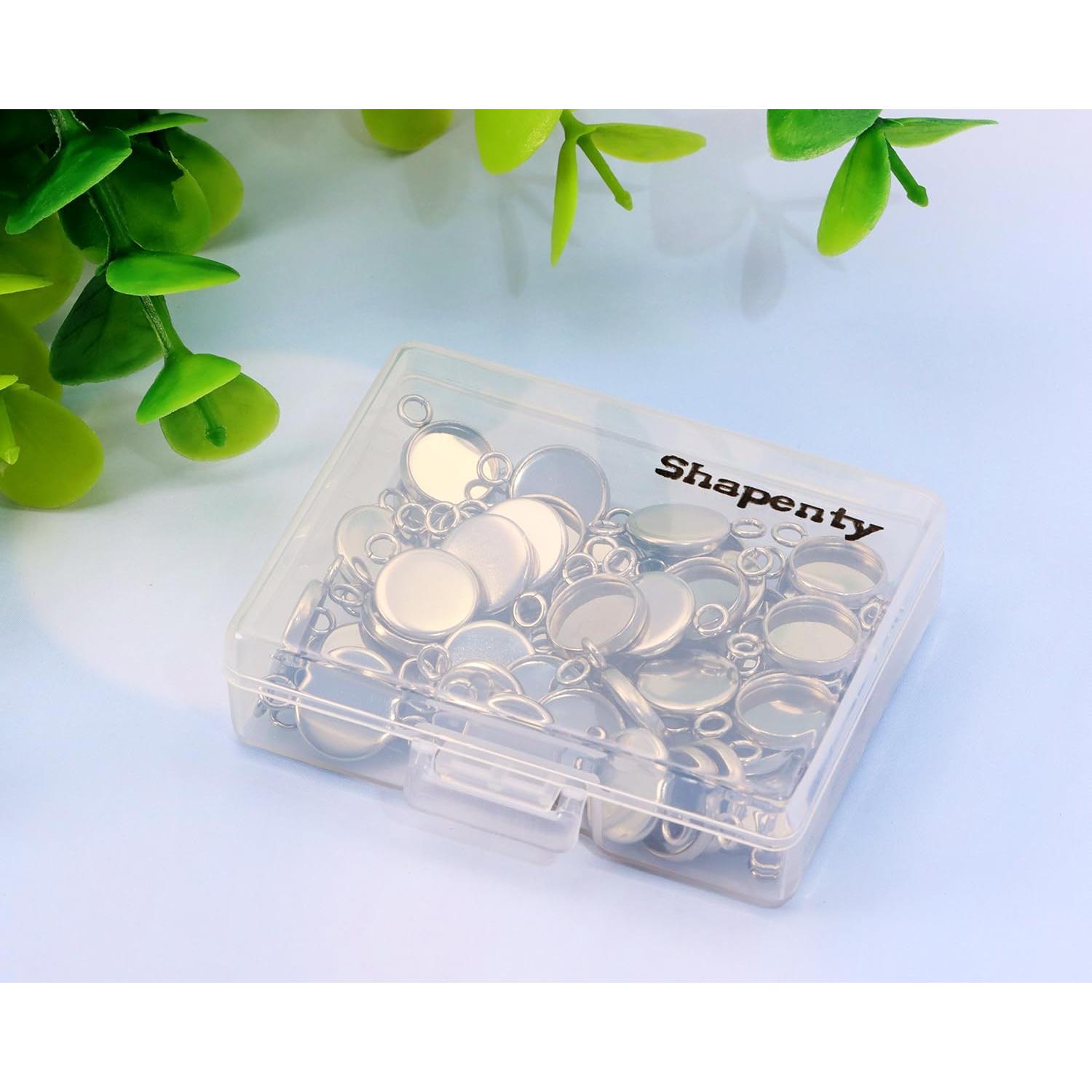 Conectores de Bandeja Redondos Shapenty 50PCS Acero Inoxidable 8mm