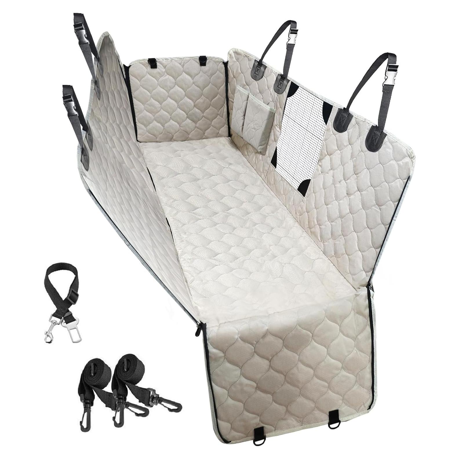 Funda de Asiento para Perros PETICON Beige 100% Impermeable