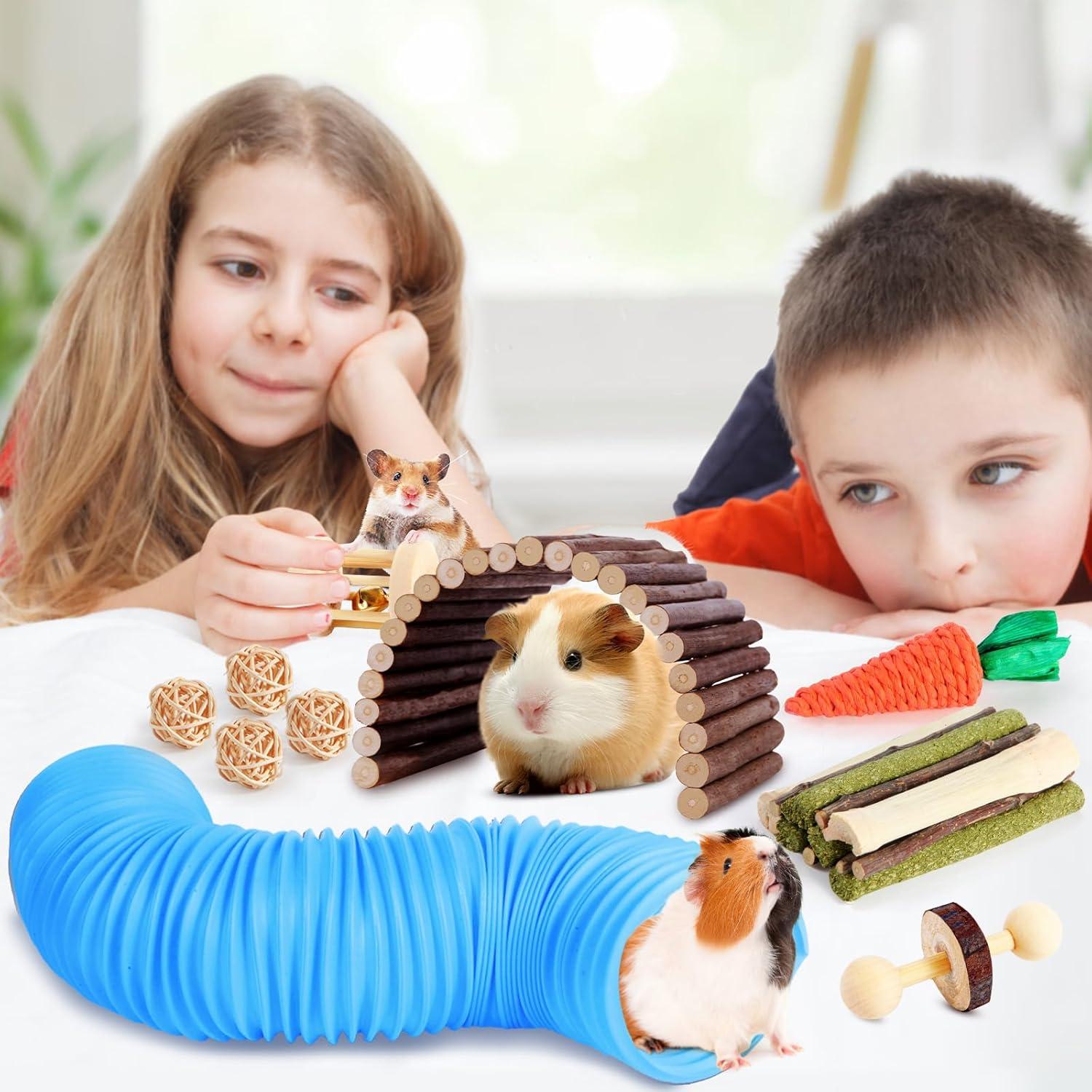 Set de Juguetes para Hámster Kyouki - 24 Accesorios Enriquecedores