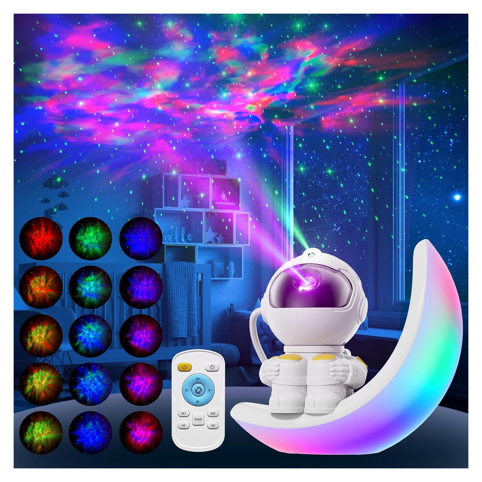 Proyector de Estrellas Soarling Astronauta 20 Efectos Luz