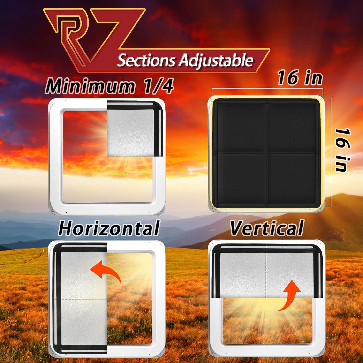 Cubierta de Tragaluces Magnética RV MURTS 40.6x40.6cm Aislante