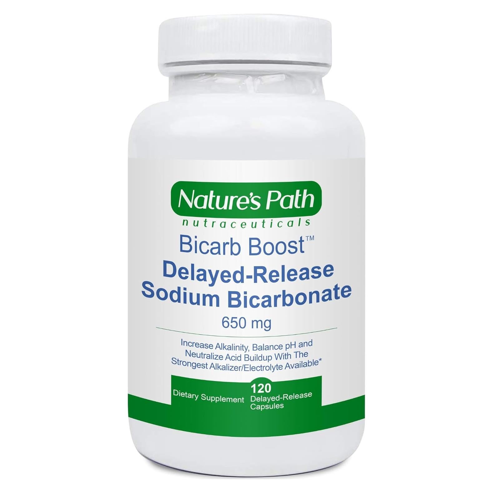 Tabletas de Bicarbonato de Sodio 650 mg Bicarb Boost - 120 Cápsulas