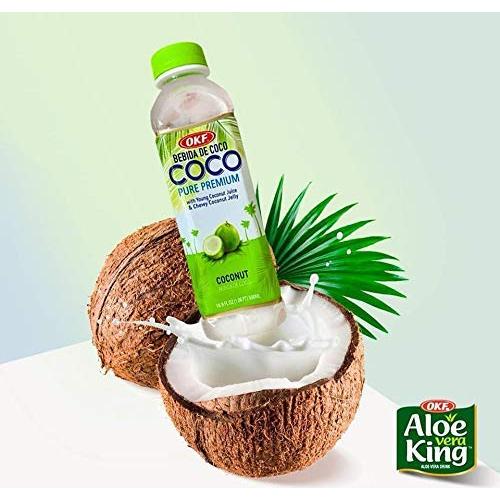 Bebida de Aloe Vera OKF 500ml - Paquete de 10 Sabores