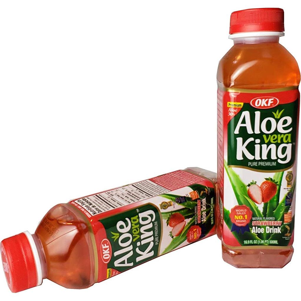 Bebida de Aloe Vera OKF 500ml - Paquete de 10 Sabores