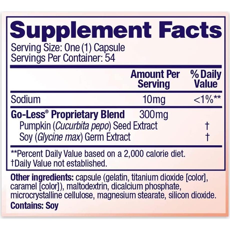 AZO Control de Vejiga Go-Less 54 Cápsulas Suplemento Natural