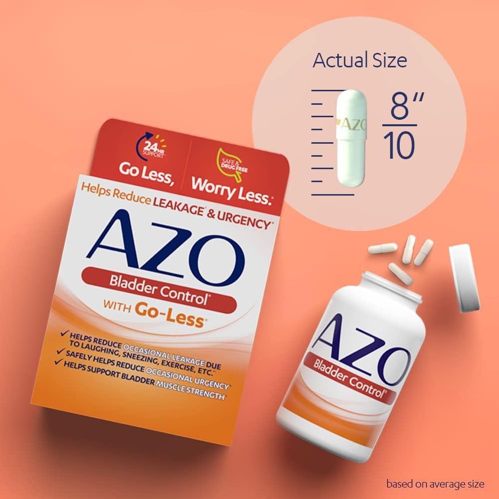 AZO Control de Vejiga Go-Less 54 Cápsulas Suplemento Natural