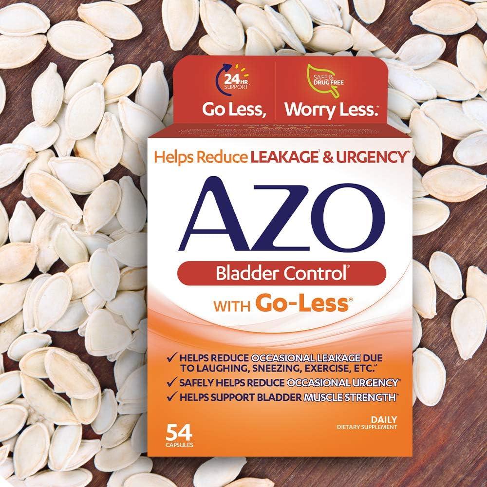 AZO Control de Vejiga Go-Less 54 Cápsulas Suplemento Natural