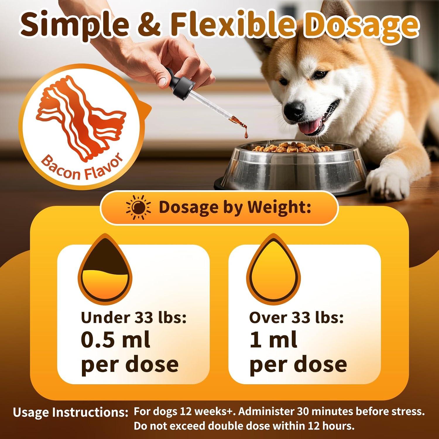 Gotas Calmantes para Perros POPPAW 30ml Sabor Tocino