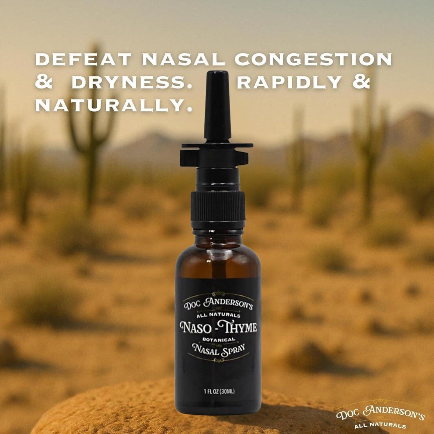 Spray Nasal Botánico Doc Anderson - Alivio Congestión Natural