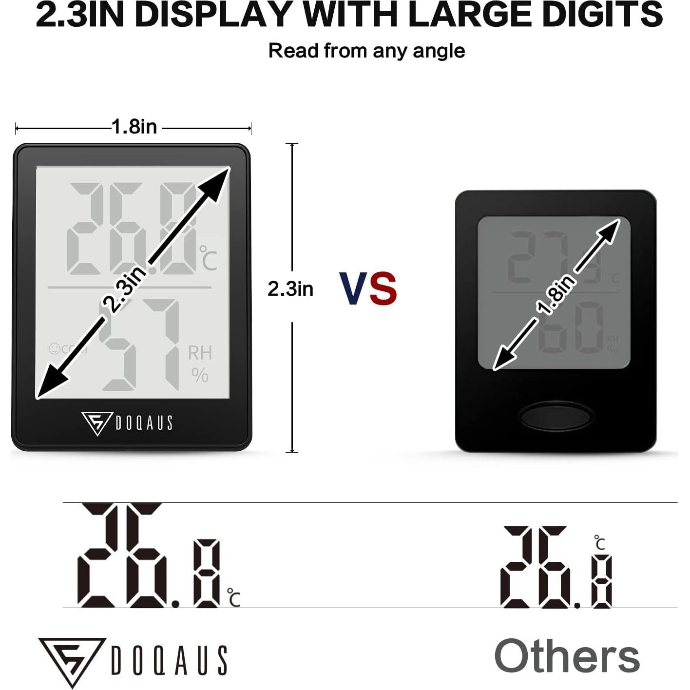 Higrómetro Digital DOQAUS Termómetro Interior Preciso 32g