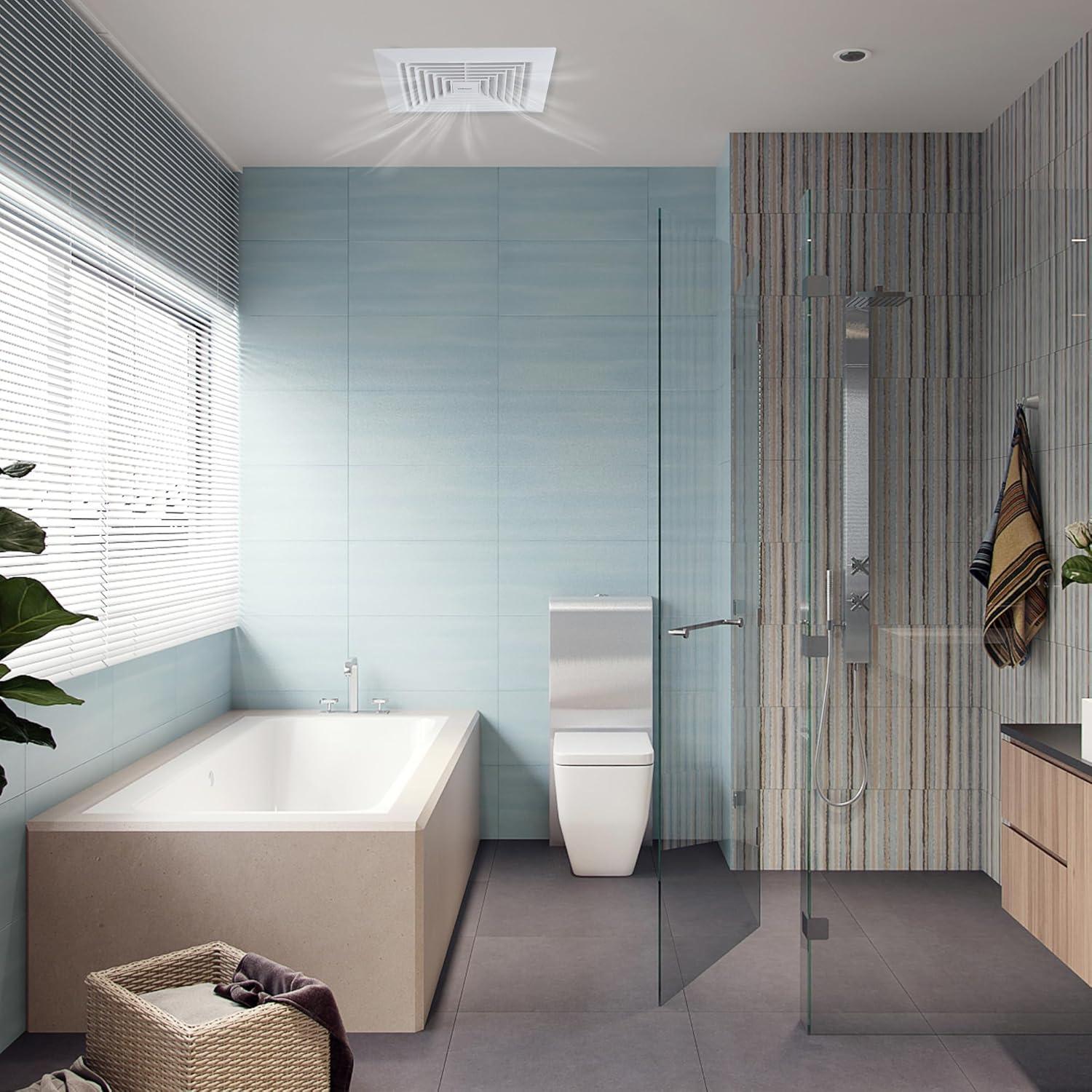 Ventilador Extractor de Baño Yanliangvich 20 cm 110 CFM Silencioso