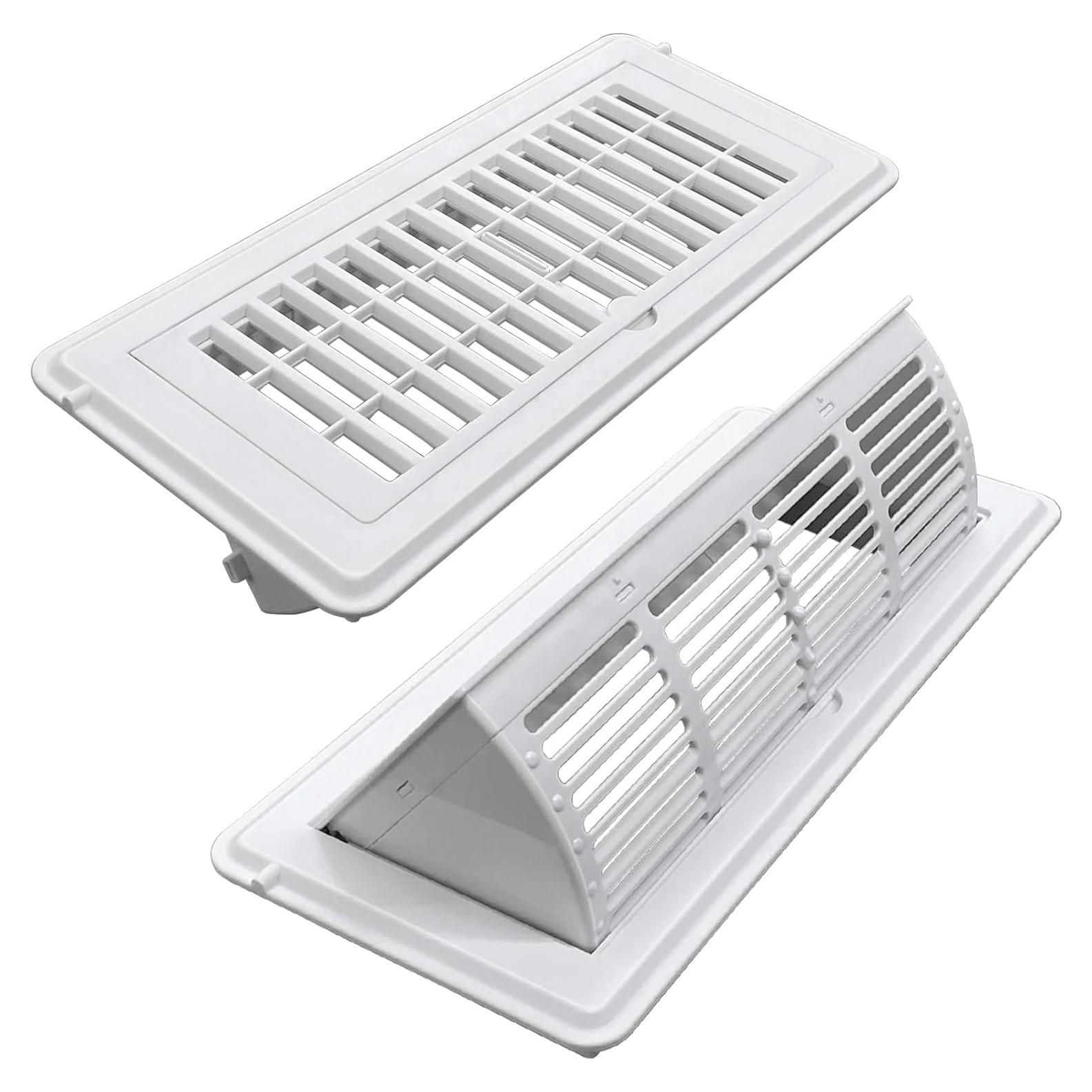Deflector de Ventilación 2 en 1 ZLEYECZ Blanco 27.94x13.21cm 2Pack