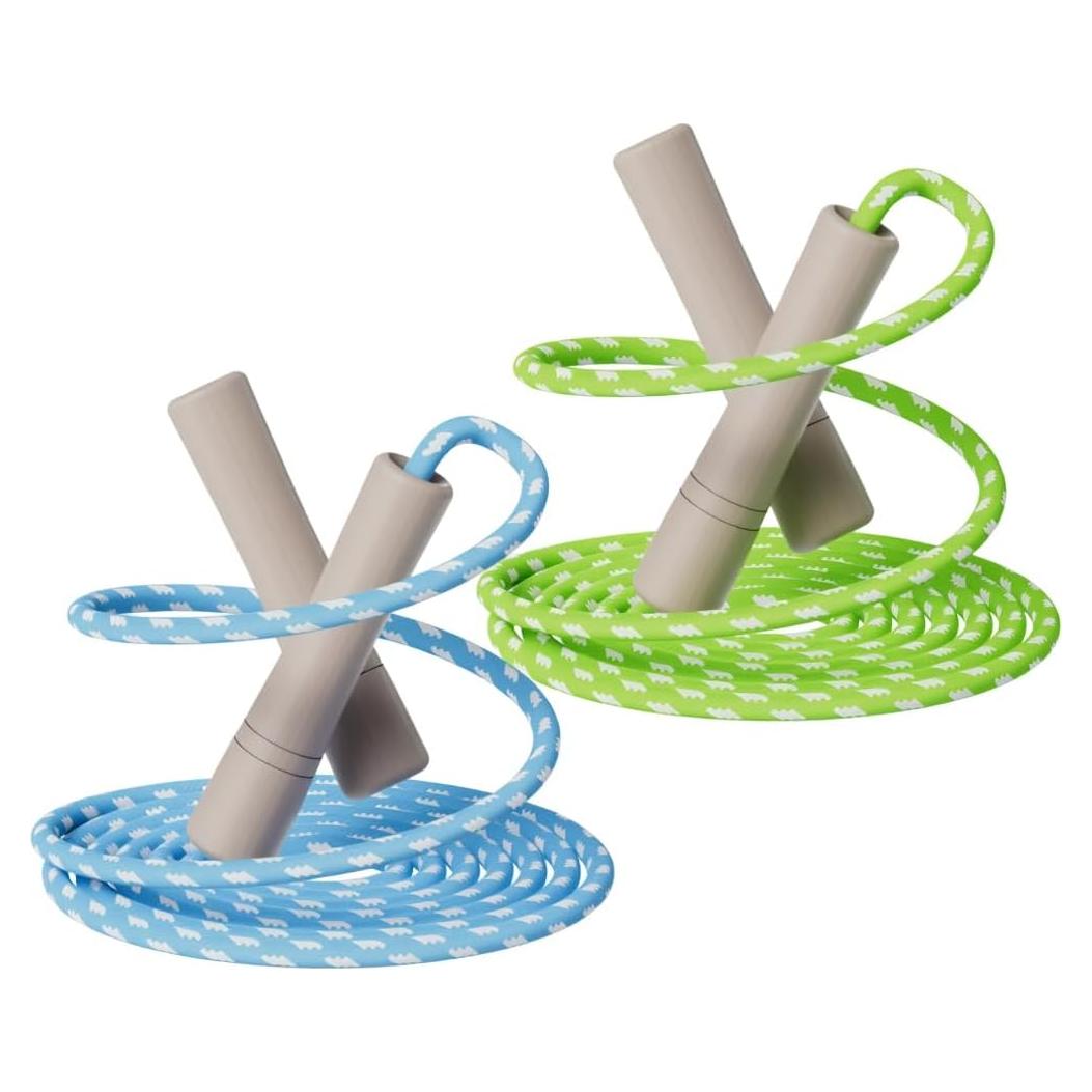 Cuerda de Salto Ajustable Homello para Niños - Algodón y Madera