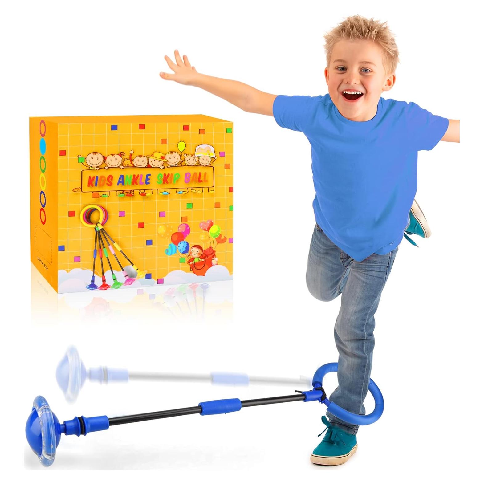 Bola de Salto de Tobillo Chridark Azul - Juguete Deportivo para Niños