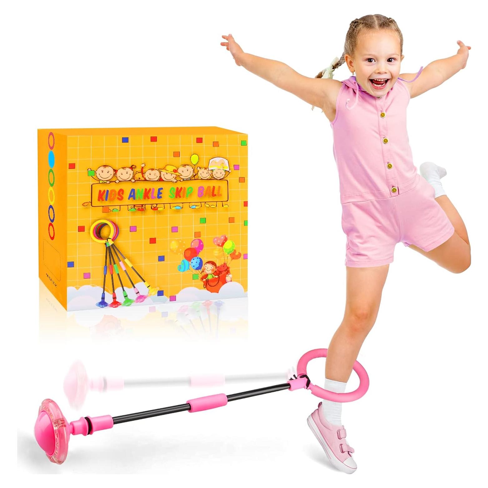 Bola de Salto Chridark Rosa para Niños - Juguete Plegable