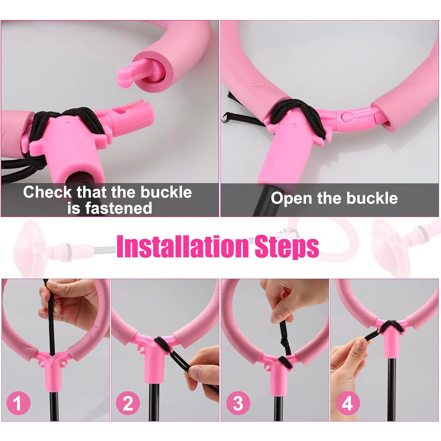 Bola de Salto Chridark Rosa para Niños - Juguete Plegable