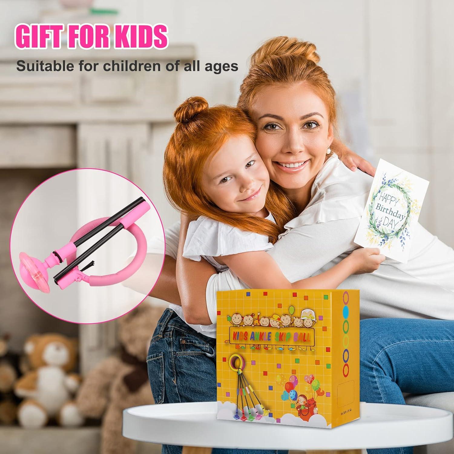 Bola de Salto Chridark Rosa para Niños - Juguete Plegable