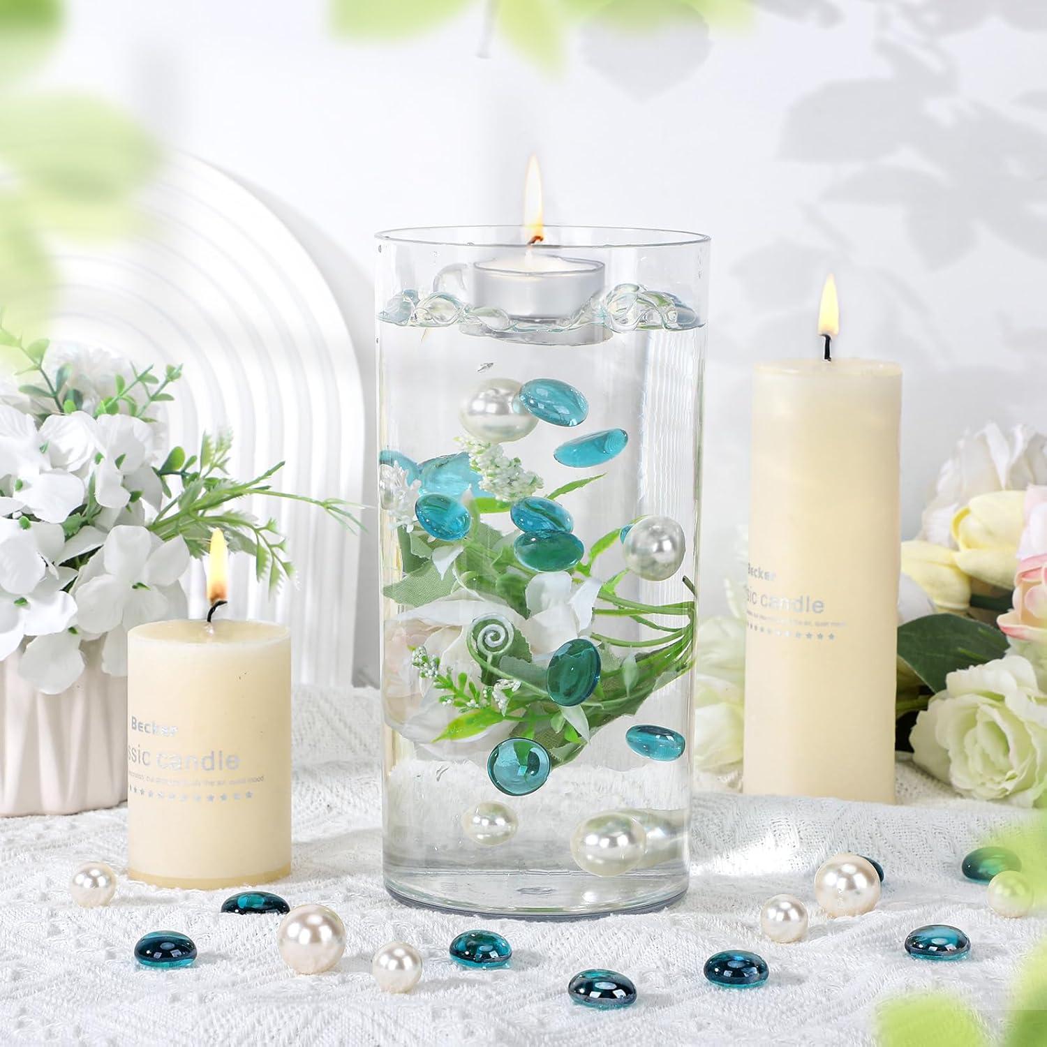 Canicas de Vidrio Azul Suream 0.45 KG para Decoración