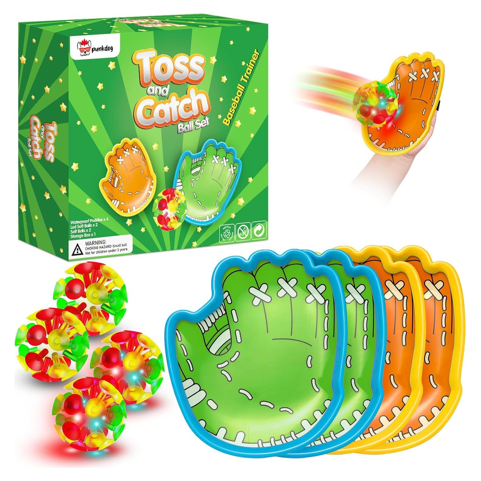 Juego de Pelotas LED Punkdog - Lanzar y Atrapar para Niños