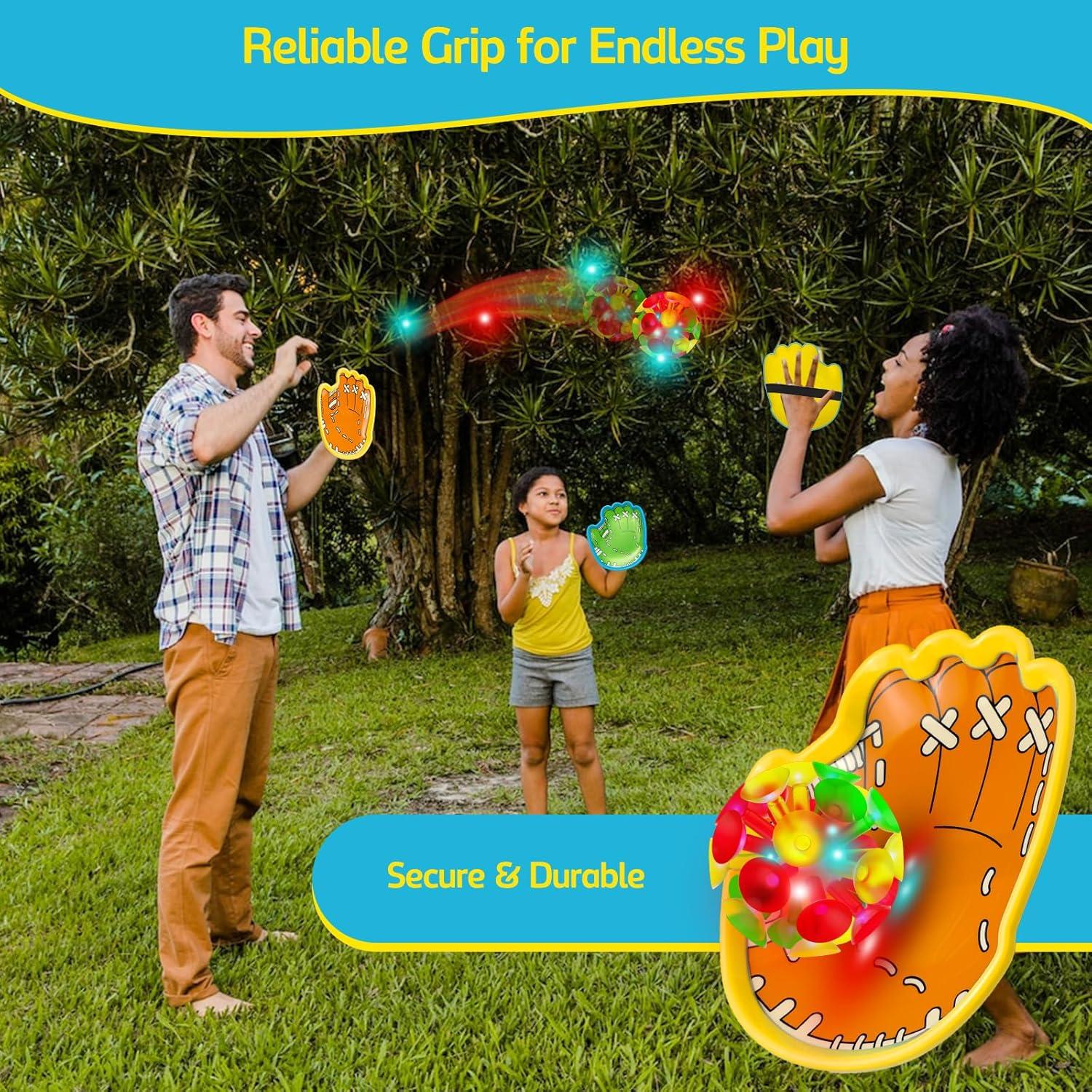 Juego de Pelotas LED Punkdog - Lanzar y Atrapar para Niños