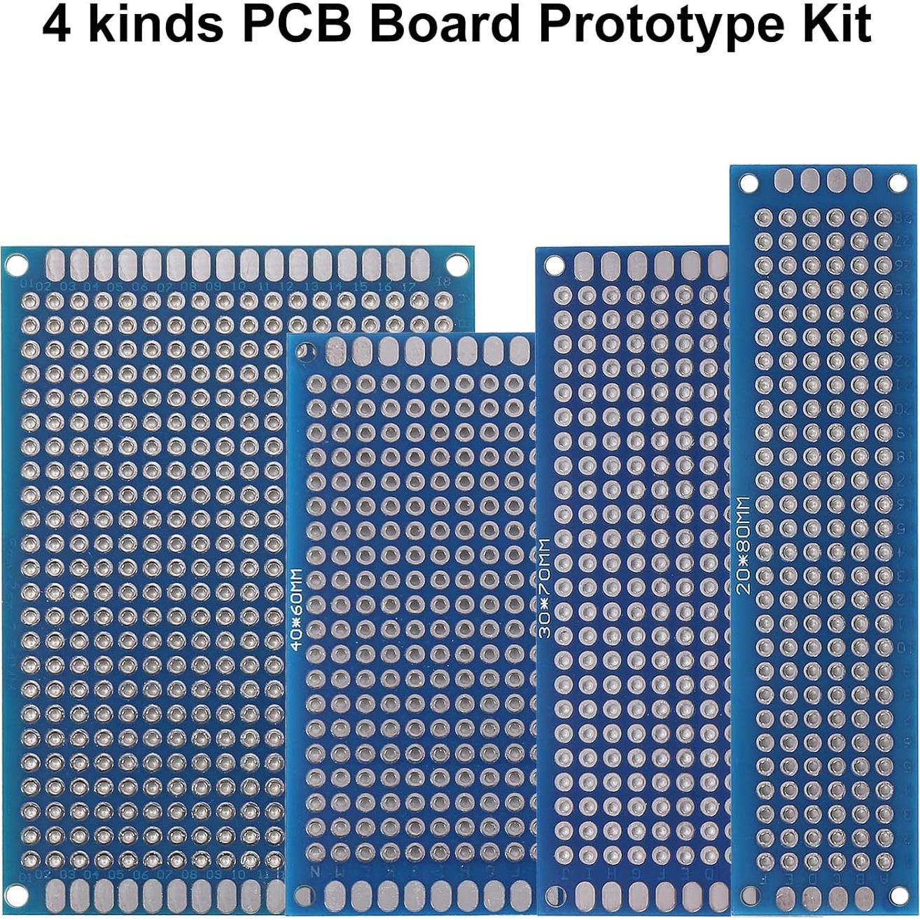 Kit 20PCS Placas PCB Doble Cara ALAMSCN 1.6mm para DIY