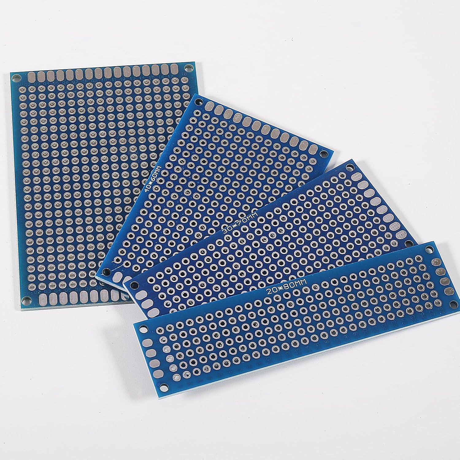 Kit 20PCS Placas PCB Doble Cara ALAMSCN 1.6mm para DIY