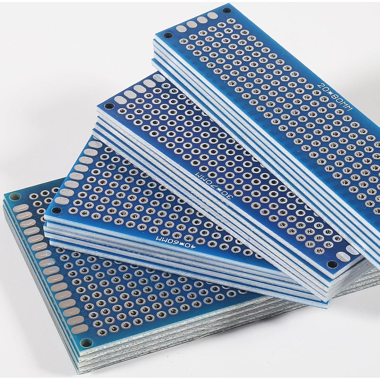 Kit 20PCS Placas PCB Doble Cara ALAMSCN 1.6mm para DIY