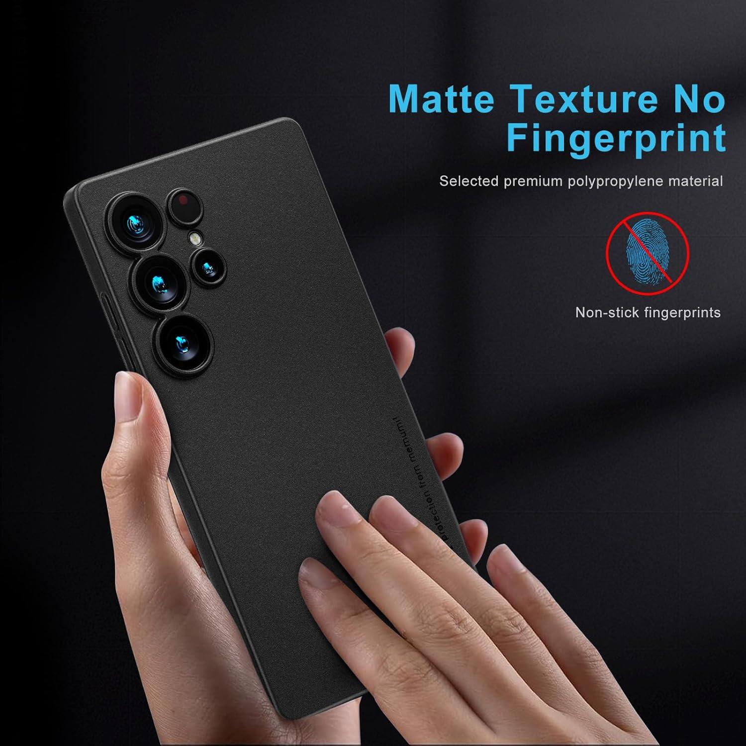 Funda Delgada Memumi para Samsung Galaxy S25 Ultra Negra 0.3mm