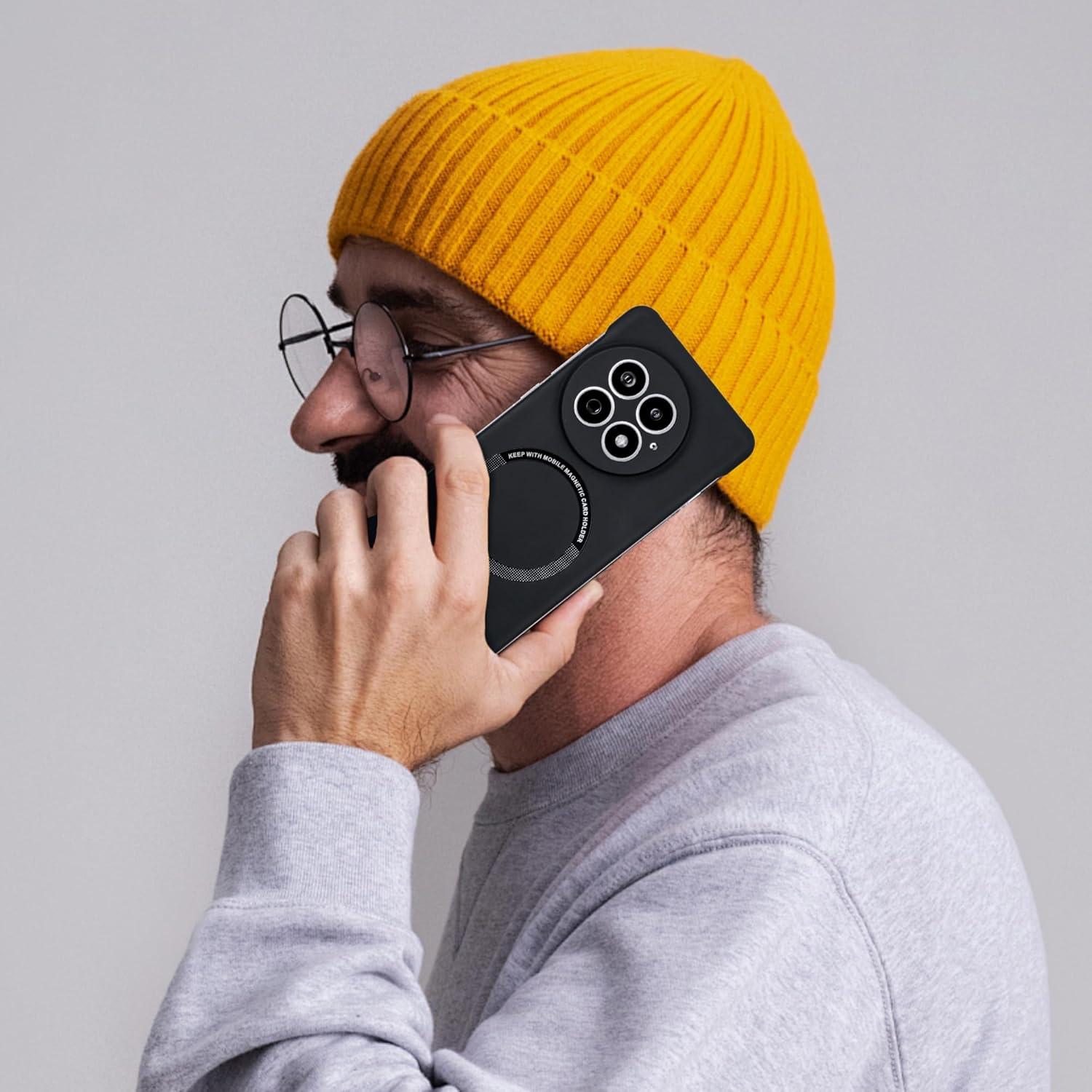 Funda Protectora OnePlus 13 QIZUN Negra Ultra-Fina Magsafe