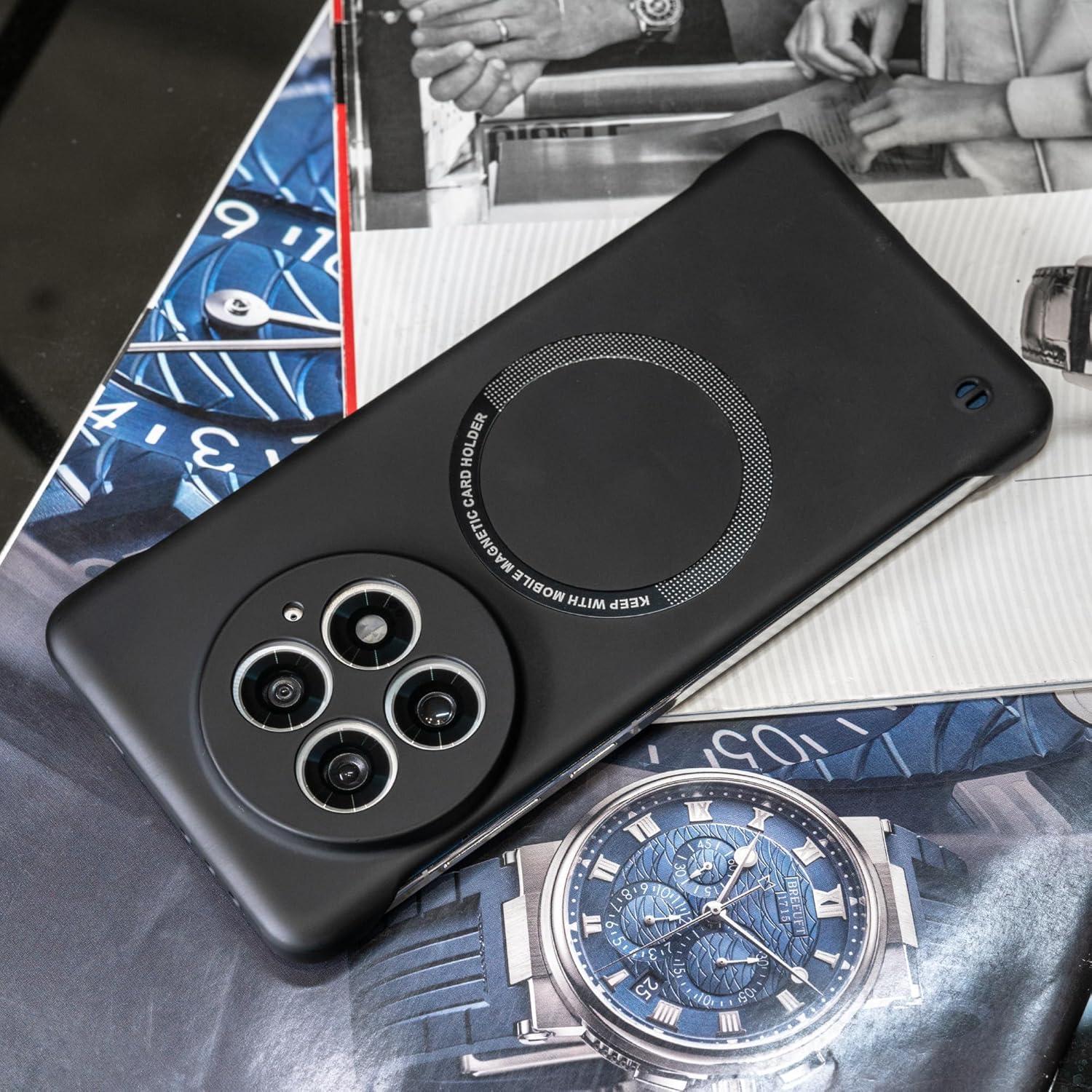 Funda Protectora OnePlus 13 QIZUN Negra Ultra-Fina Magsafe