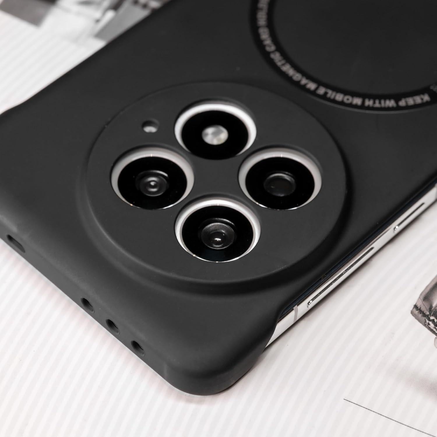 Funda Protectora OnePlus 13 QIZUN Negra Ultra-Fina Magsafe