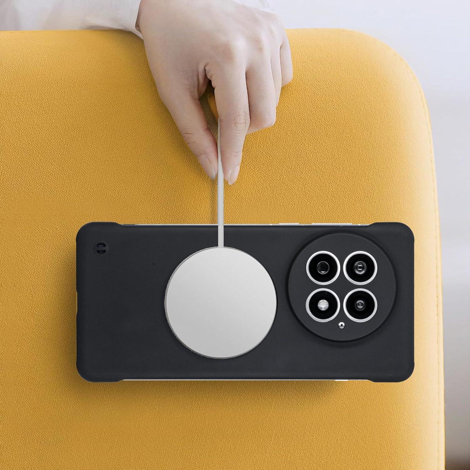 Funda Protectora OnePlus 13 QIZUN Negra Ultra-Fina Magsafe