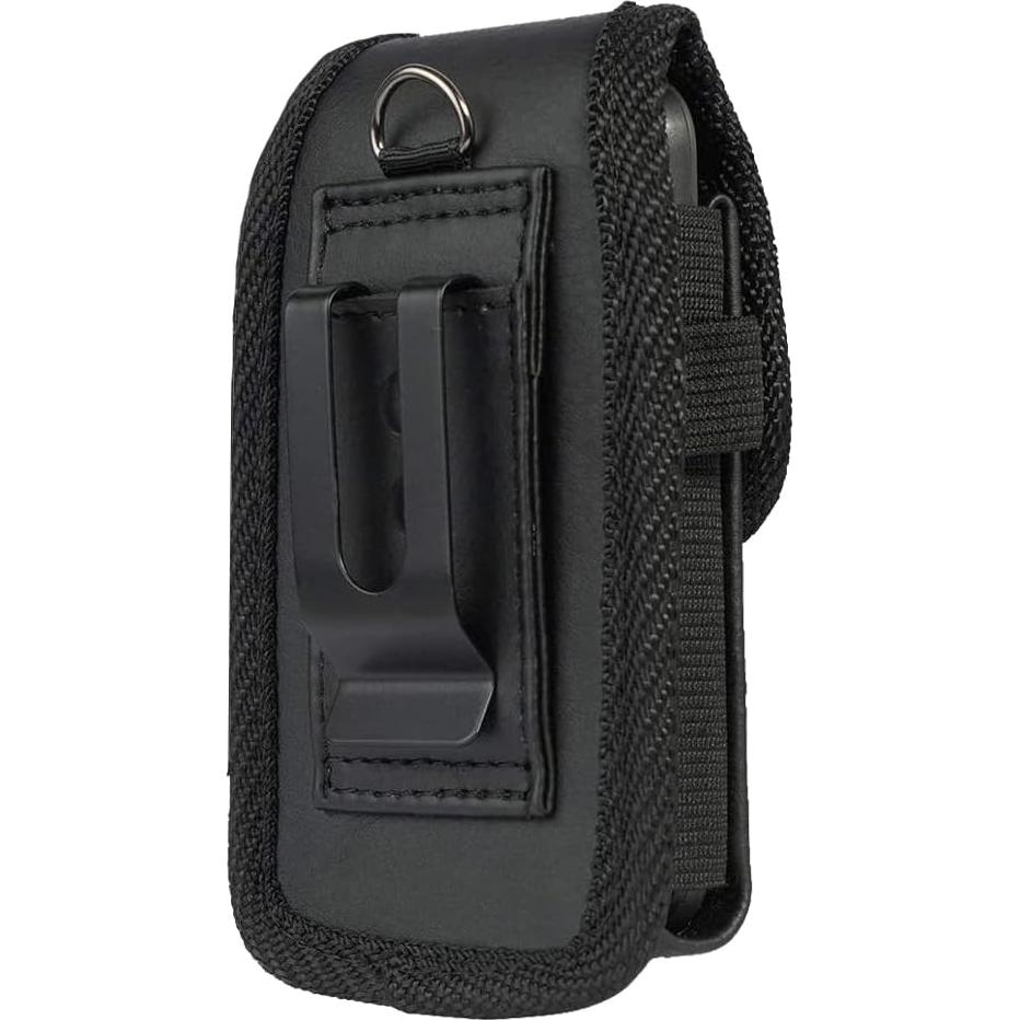 Funda de Flip para Nokia 2760/2780/2720 V - Cuero Vegano Negro