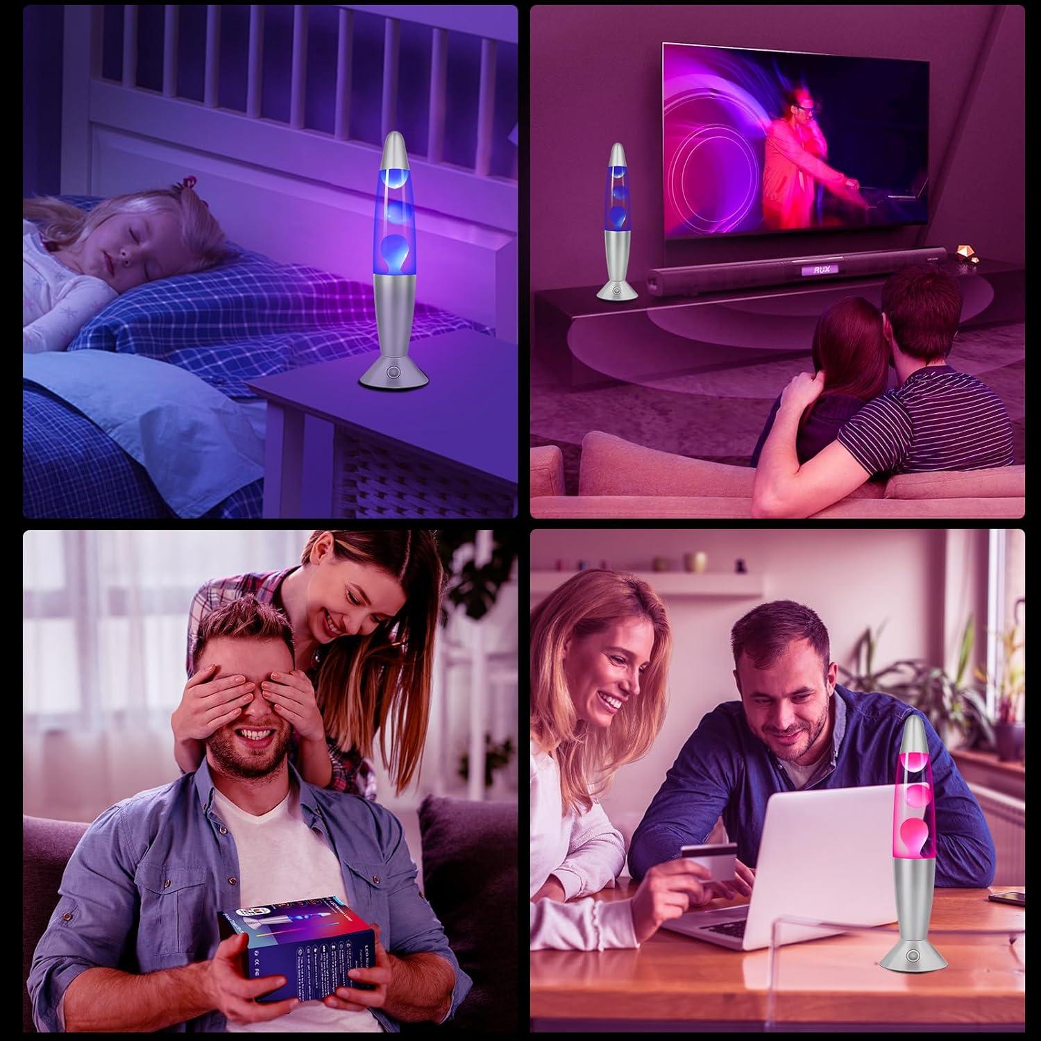 Lámpara LED Cambiante Lazzgan 40.6 cm Control Remoto