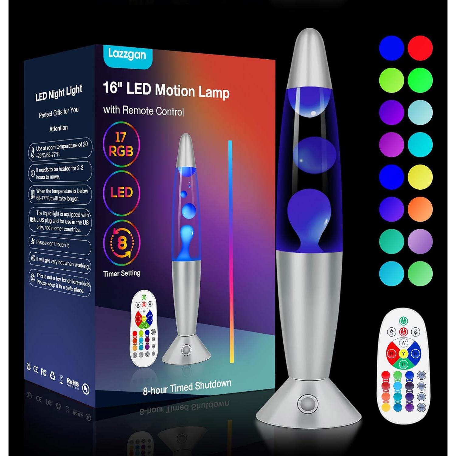 Lámpara LED Cambiante Lazzgan 40.6 cm Control Remoto
