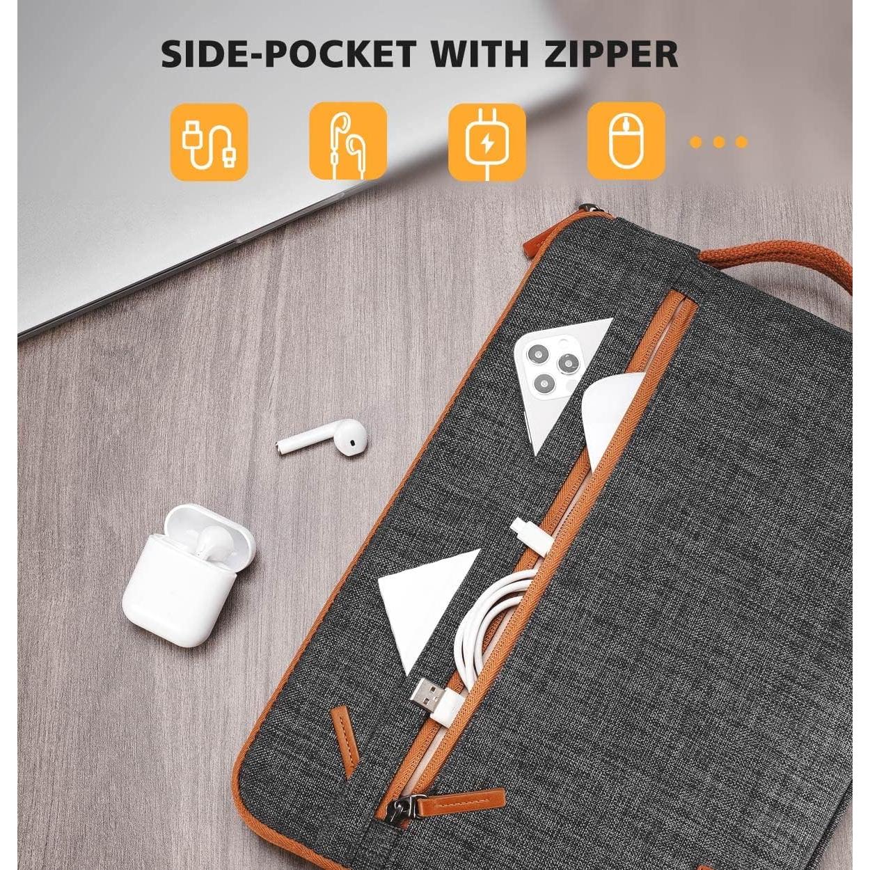 Funda para Laptop KIZUNA 15.6" Resistente al Agua Marrón