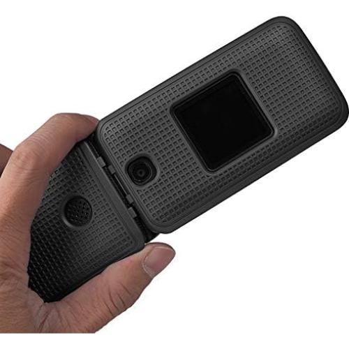 Funda Dura Nakedcellphone para Alcatel Go Flip V - Negro