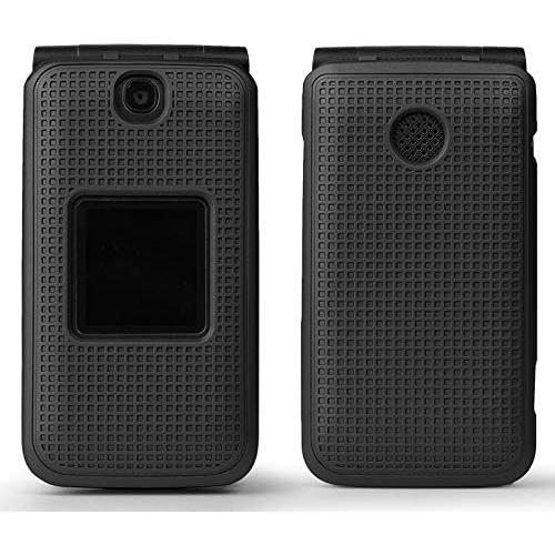 Funda Dura Nakedcellphone para Alcatel Go Flip V - Negro