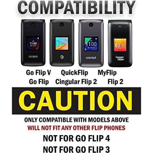 Funda Dura Nakedcellphone para Alcatel Go Flip V - Negro