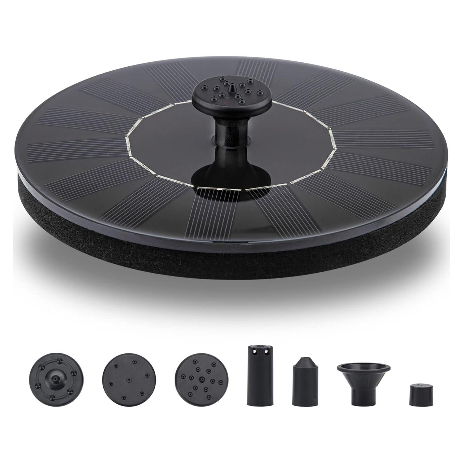 Bomba de Fuente Solar LAWOHO 1.5W para Jardín y Estanque