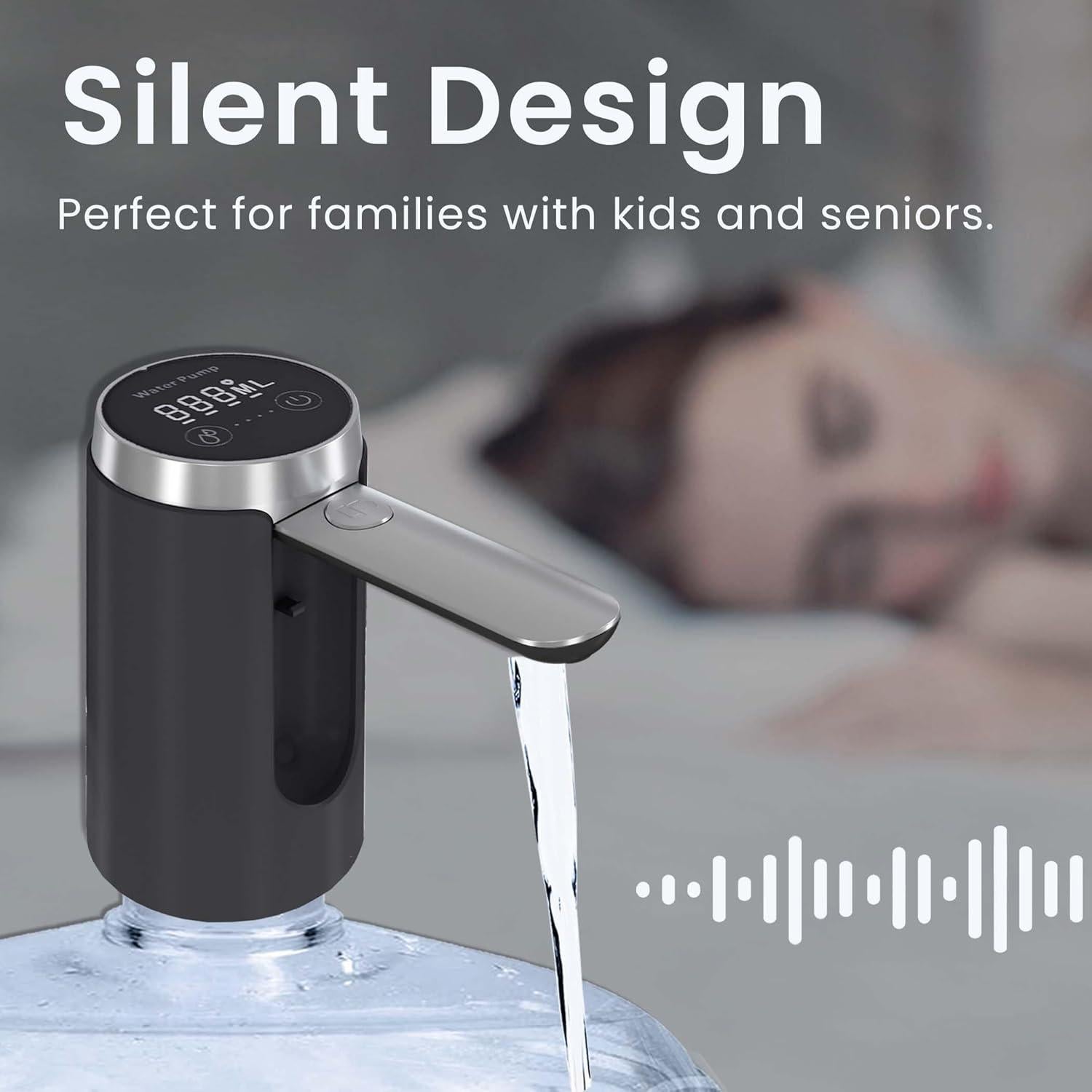 Dispensador de Agua Portátil Kiaryuoll 5 Galones con Pantalla LED