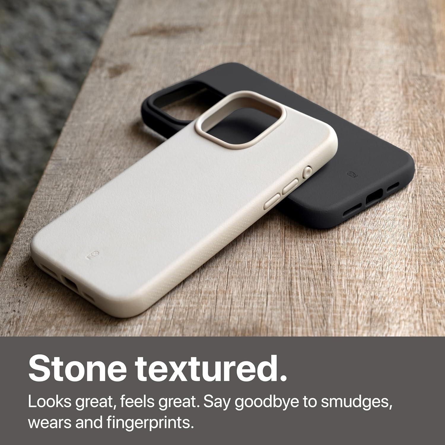 Funda Magnética TineeOwl para iPhone 15 Pro - TPU, Minimalista, Negro