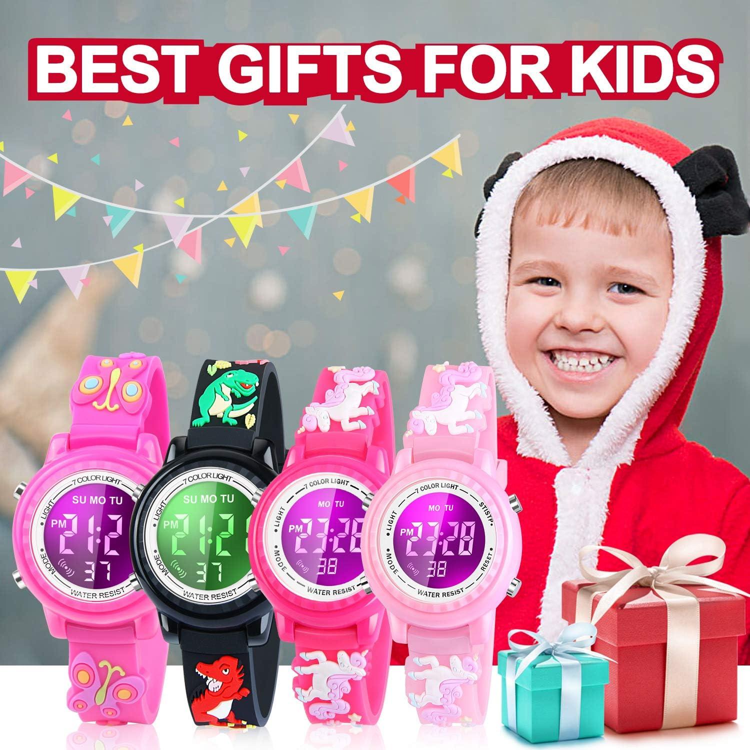 Reloj LED Impermeable para Niñas Viposoon 3D Colorido