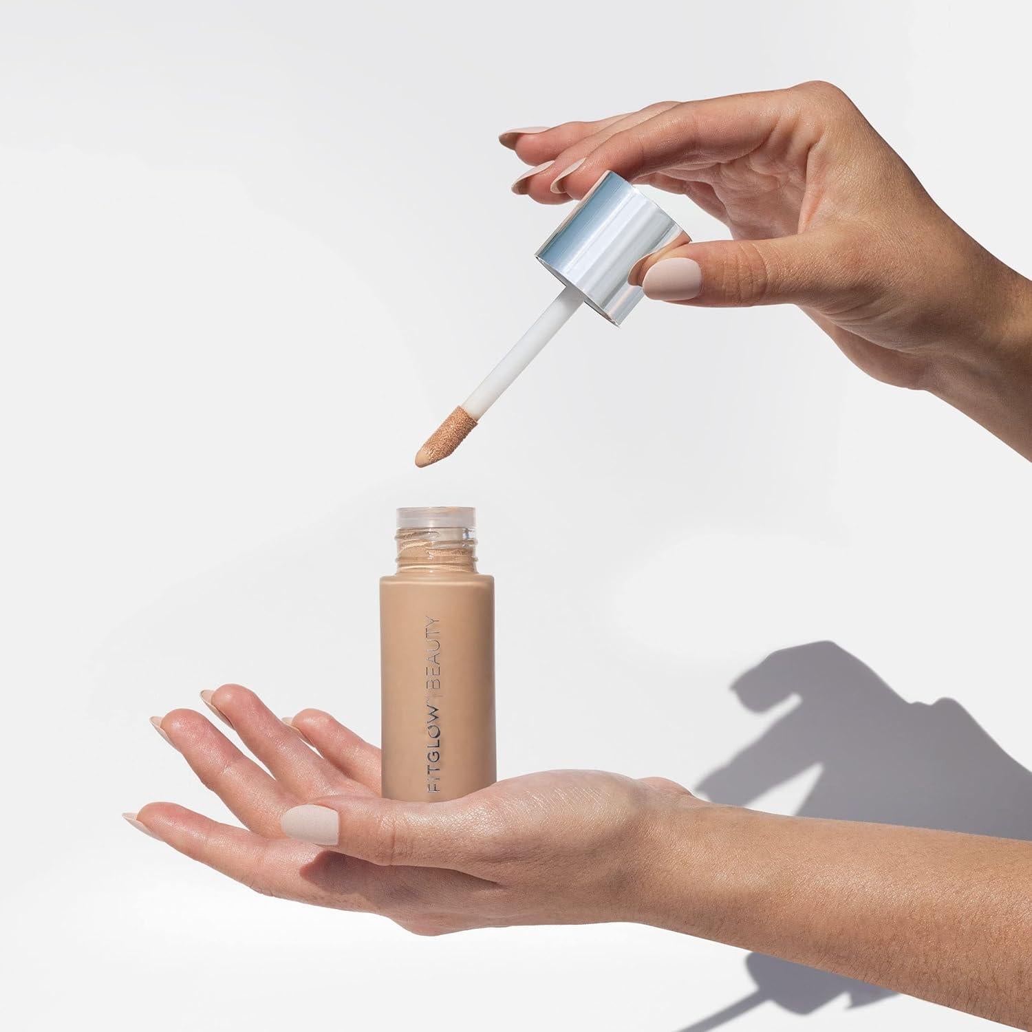 Base Tratante Vegana Fitglow Beauty F1 - 30ml, Cobertura Media a Completa