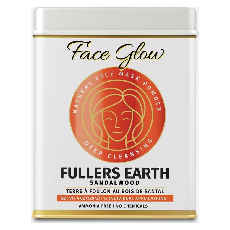 Mascarilla Facial Tierra de Fuller con Sándalo - 12 Paquetes
