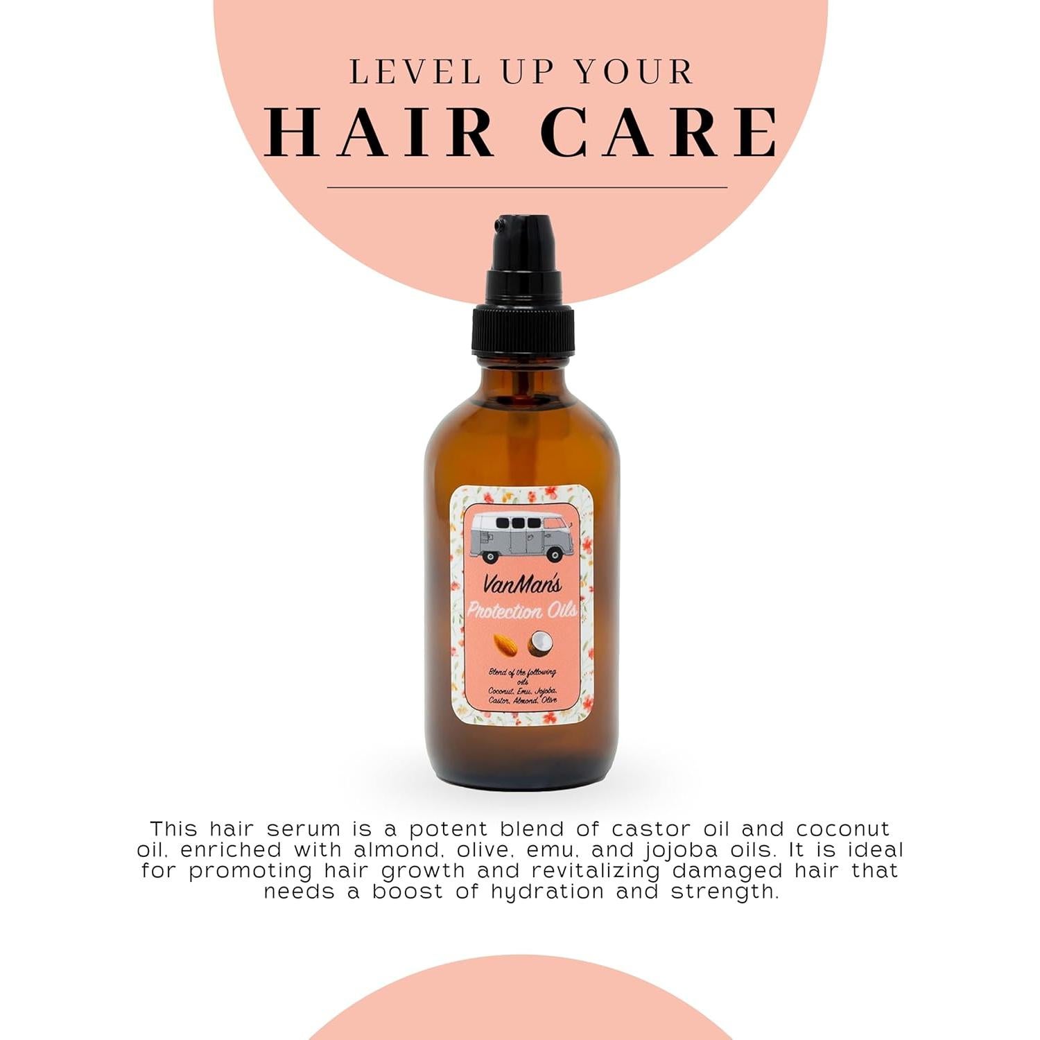 Suero Capilar Vanman 113.4g - Aceite Protector Hidratante